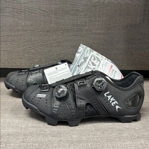 Men's Lake MX241-X Mountain Bike Shoes (Black) - US Size 9 Wide